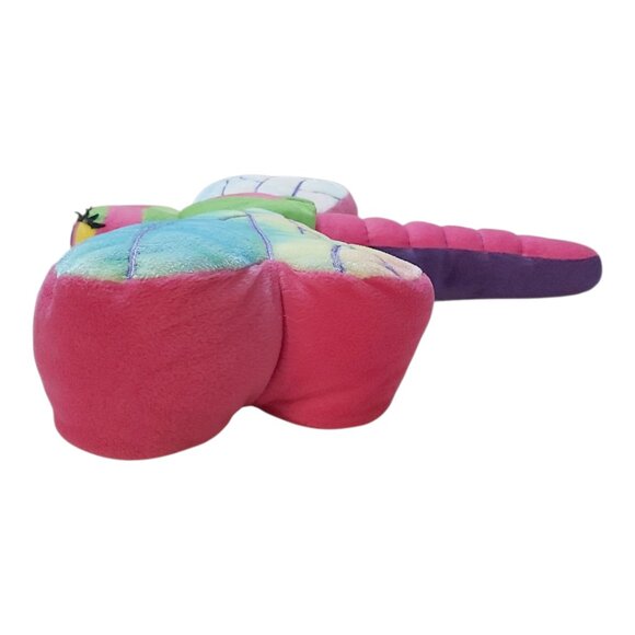 3 Inch Pink Blue Green Dragonfly Plush Doll Stuffed Insect Toy Collectible - Picture 4 of 8
